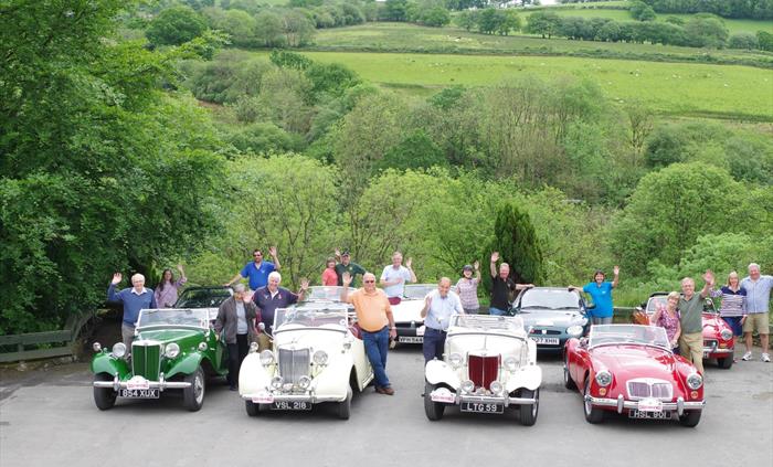 Classic Car Tour at Llanerchindda